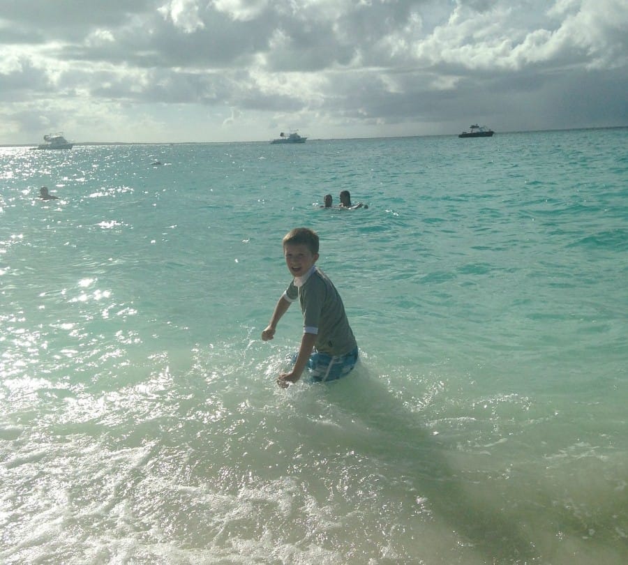 Why the boys love Beaches Resorts Turks And Caicos,The beautiful Caribbean Sea