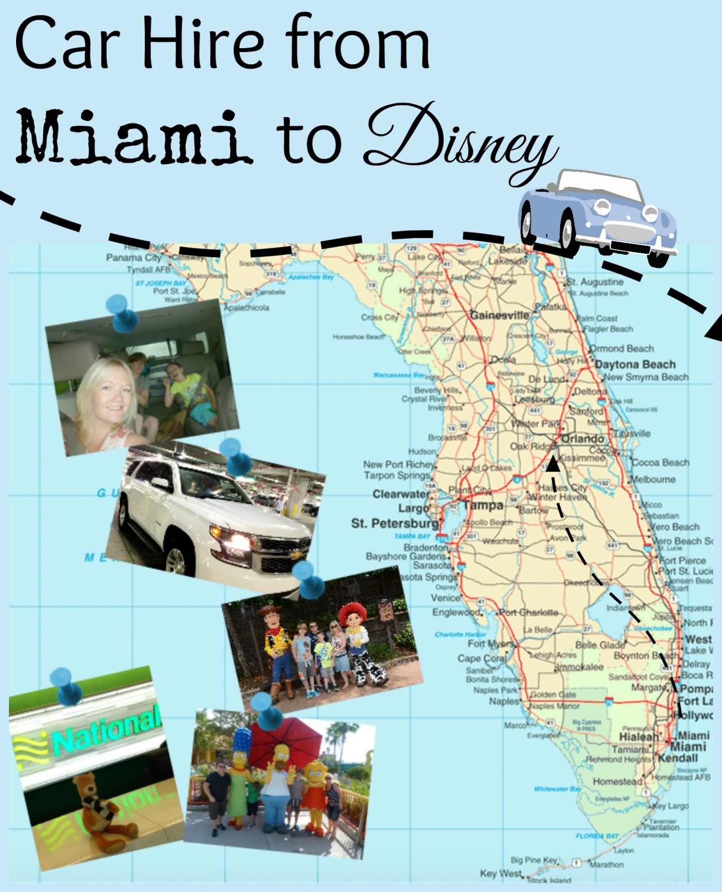 Car Hire From Miami To Disney