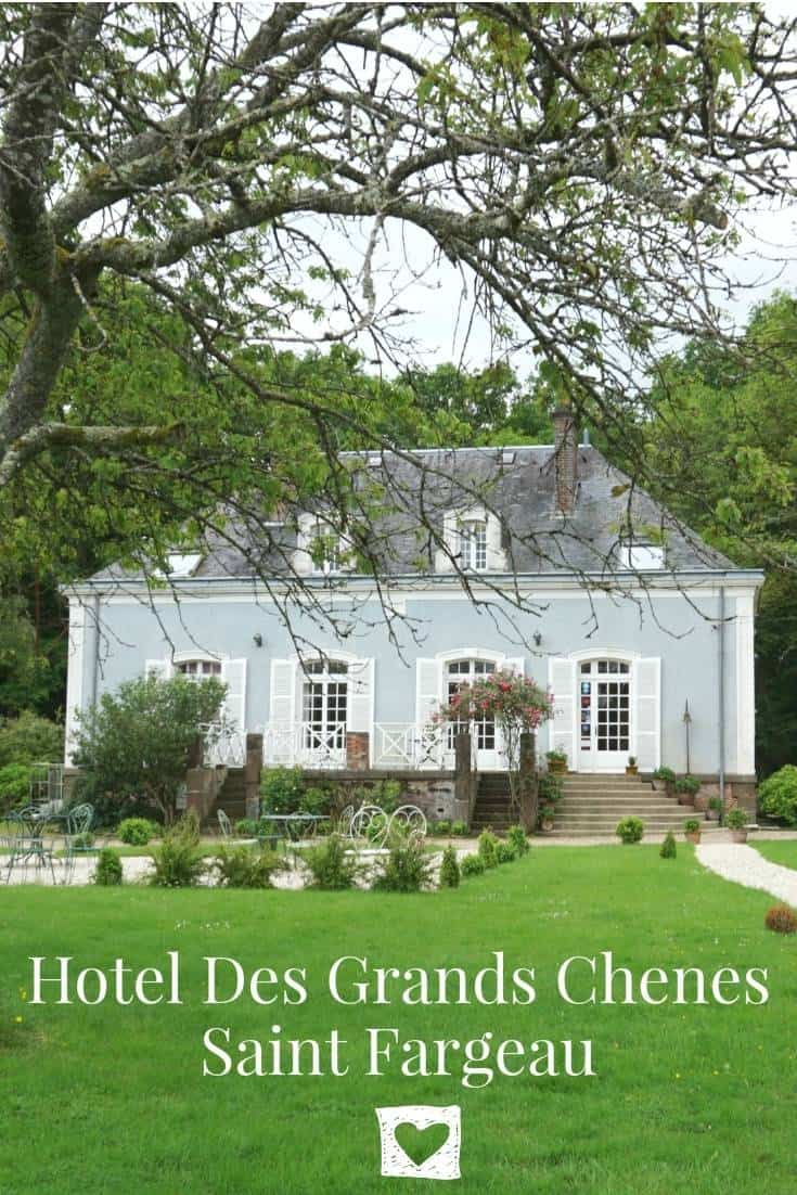 Staying at Hotel Des Grands Chenes, Saint Fargeau, Burgundy