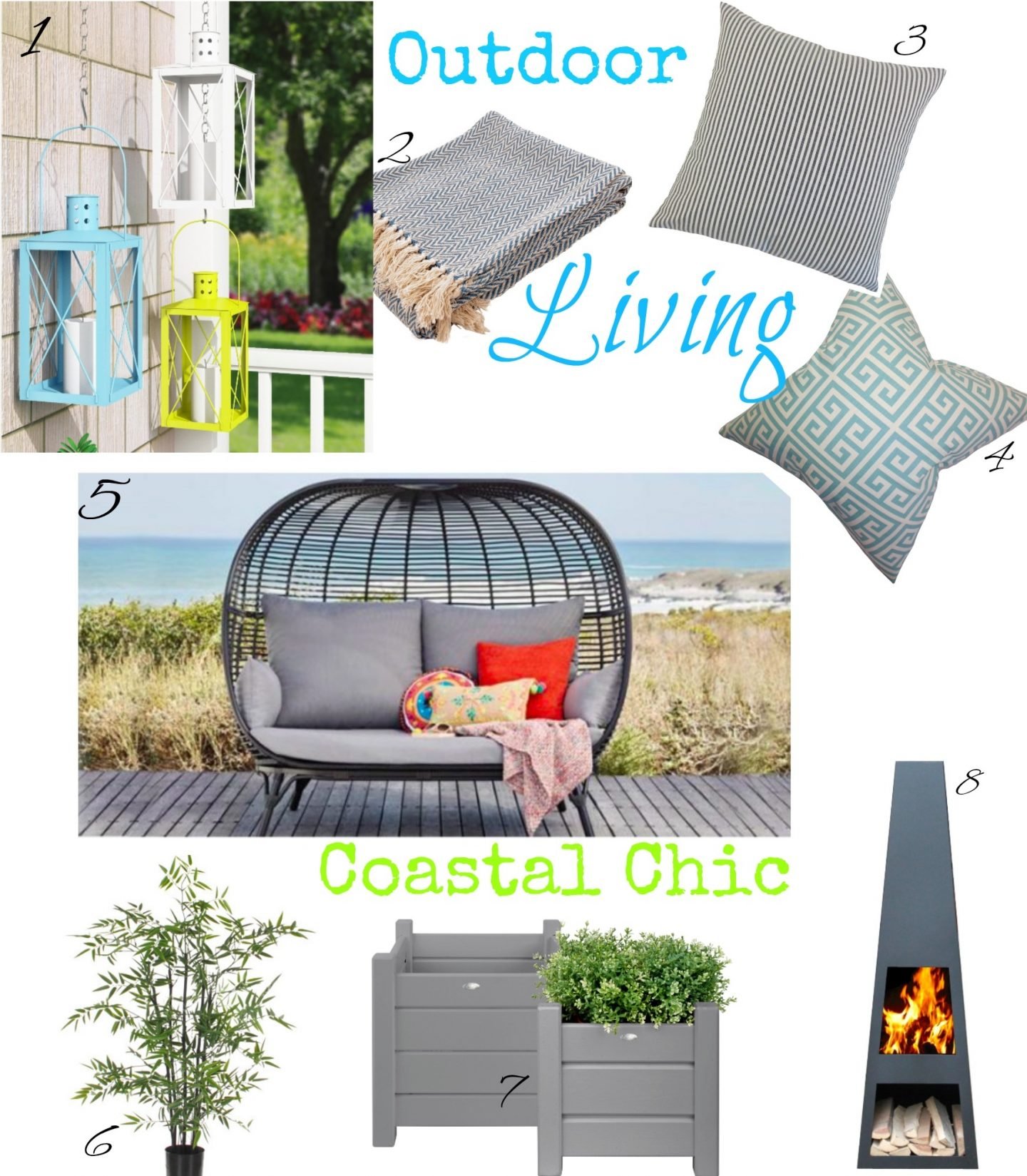 Bringing A Little Coastal Chic Style Garden Style To The Countryside www.extraordinarychaos.com