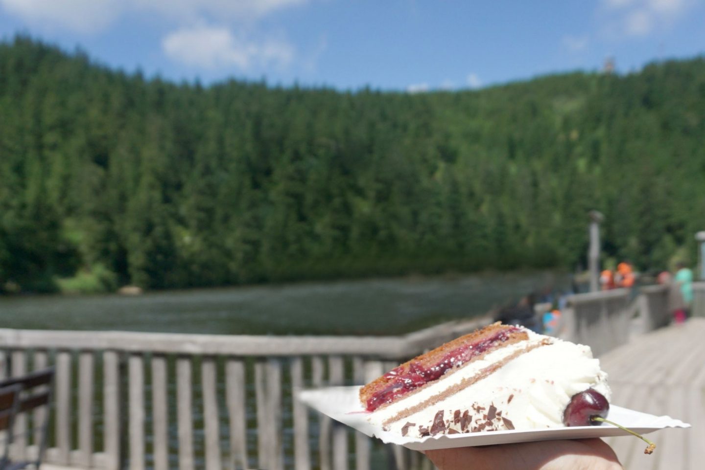 Black Forest Gateaux at the Black Forest