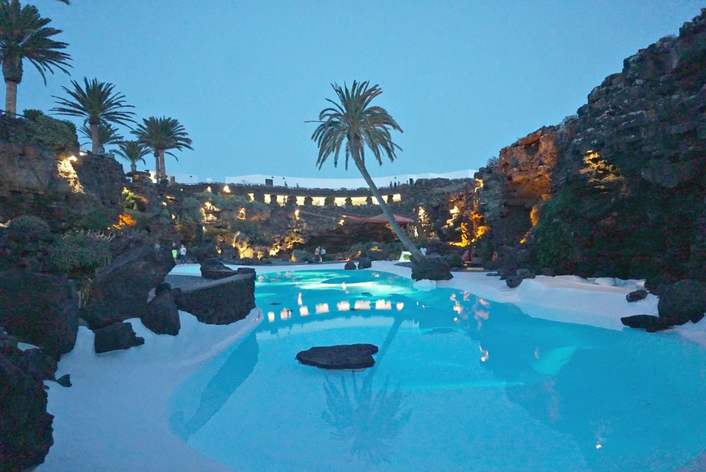 The Feature Pool at Jameos Del Agua In Lanzarote