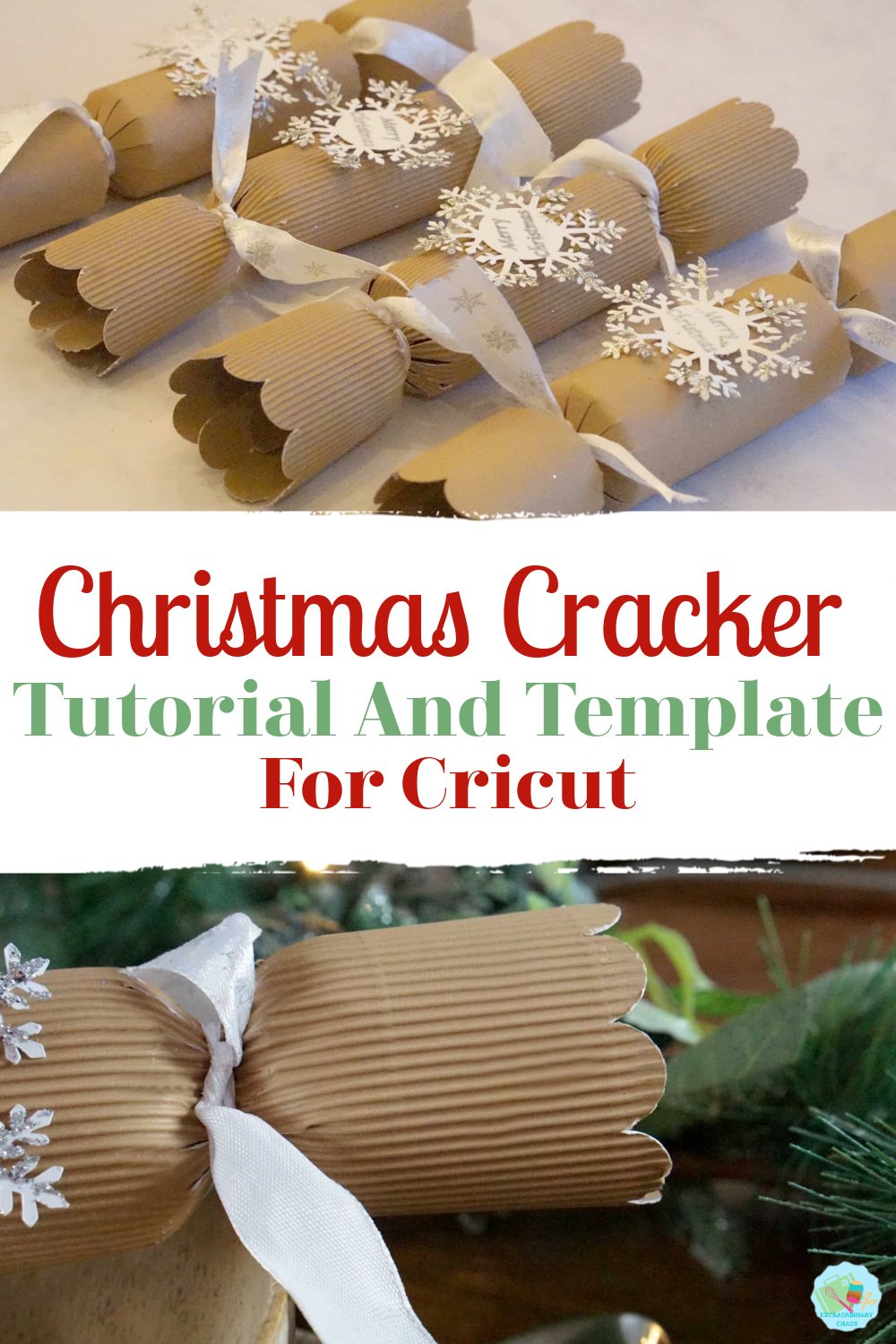 Homemade Christmas Cracker Template For Cricut