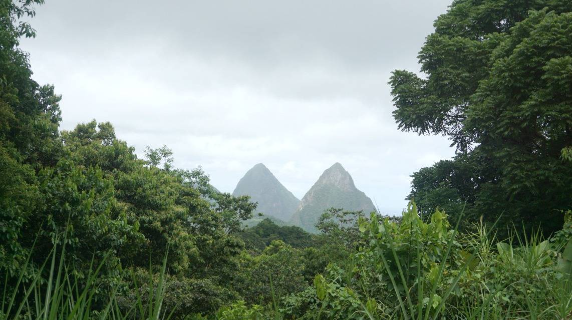 View of the Pitons in St Lucia www.extraordinarychaos.com and 6 Things You Must do When Visiting St Lucia