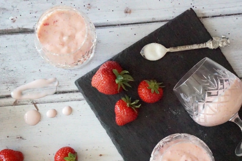 Easy fat free Slimming World Strawberry Mousse