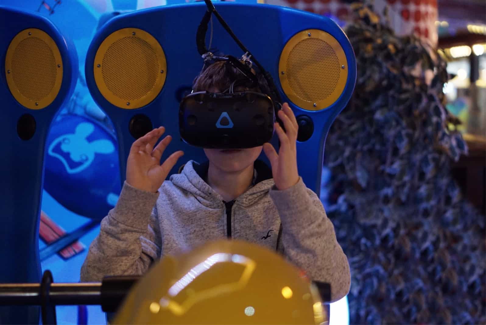 Virtual reality games at Coral Island