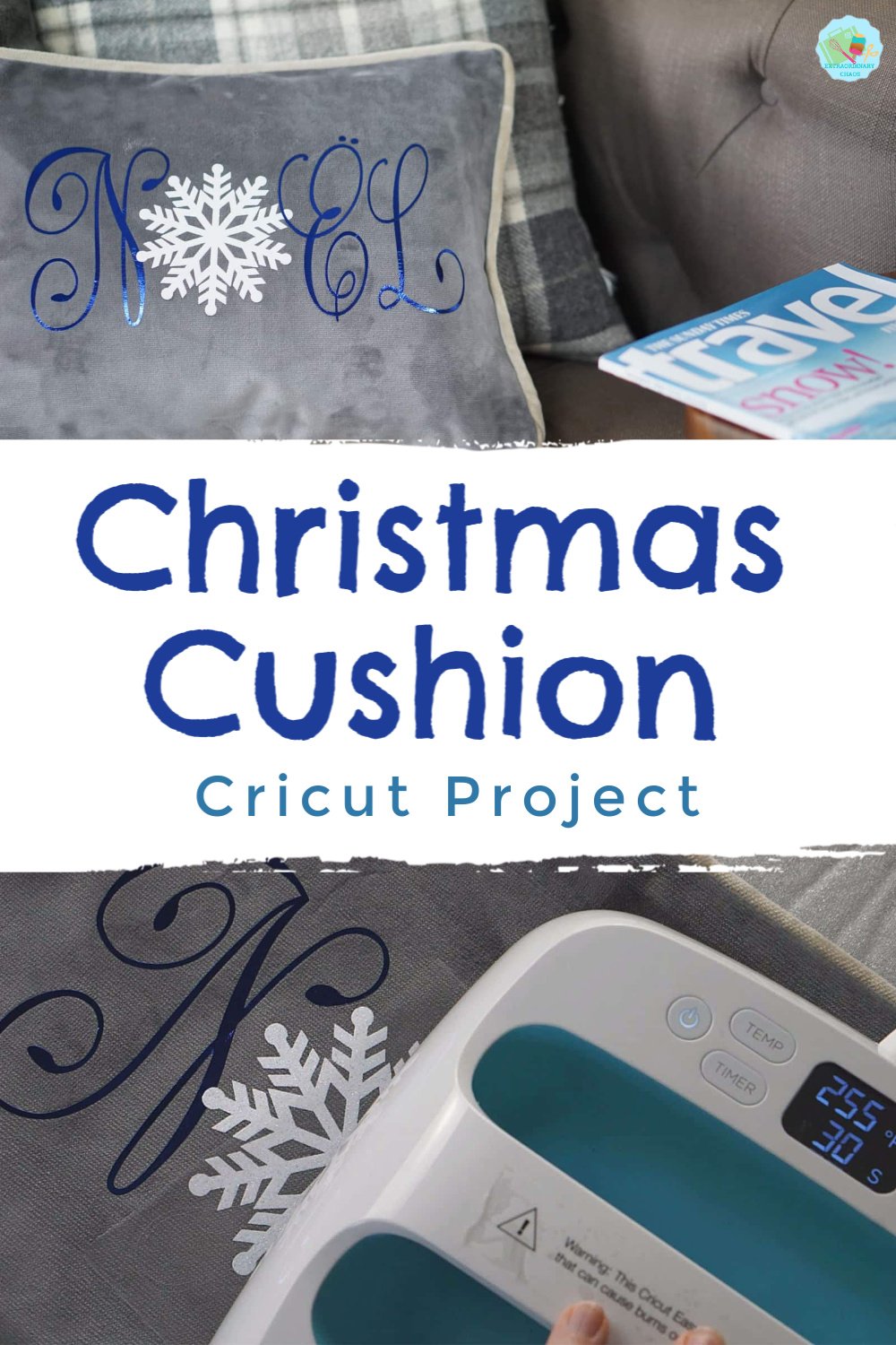 How to make a Christmas Cushion with Cricut