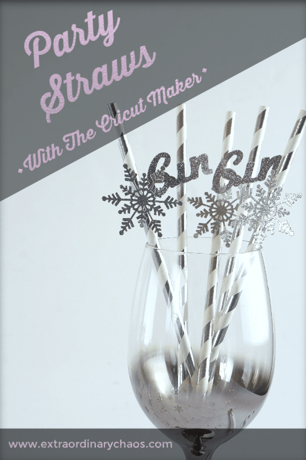 How to make party straws with the Cricut Maker