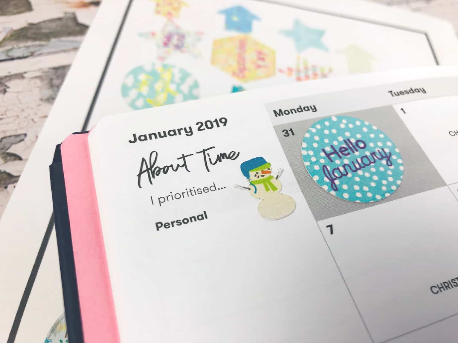 Making your own cricut planner stickers