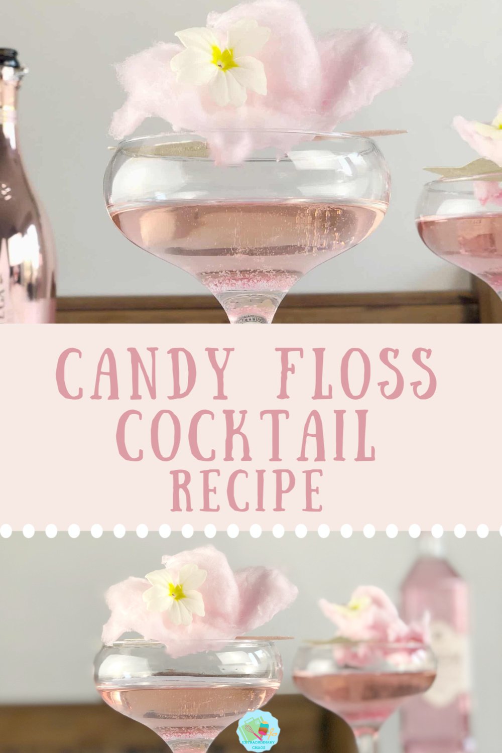 How to make a cocktail with candy floss