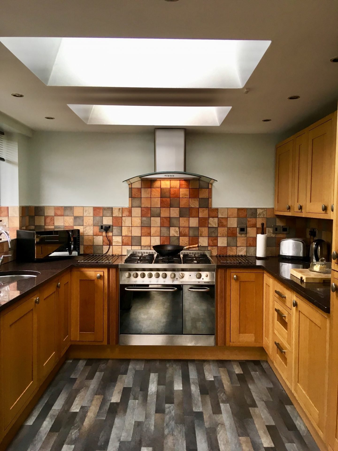 Creating light in a dark kitchen with VELUX Roof windows