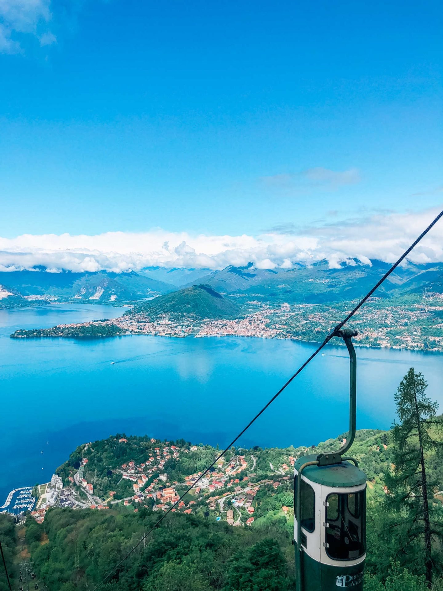 Go Up A Mountain In A Bucket In Laveno
