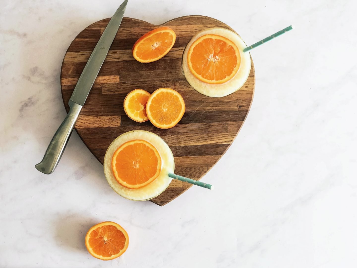 How to make a slush with oranges