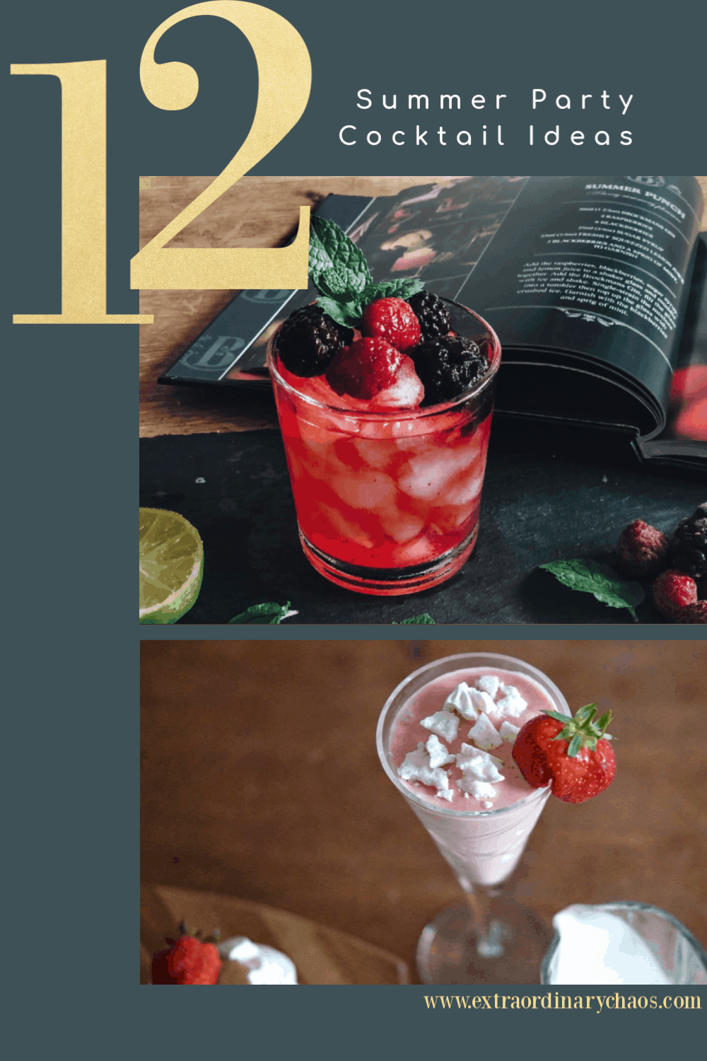 Summer Party Cocktail Ideas to make the best cocktails #cocktailrecipes #cocktails #summercocktails #partyideas