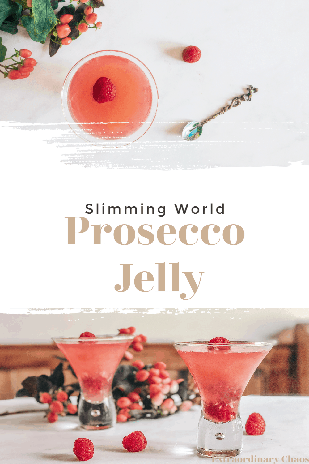 Slimming world Rasberry Prosecco Jelly