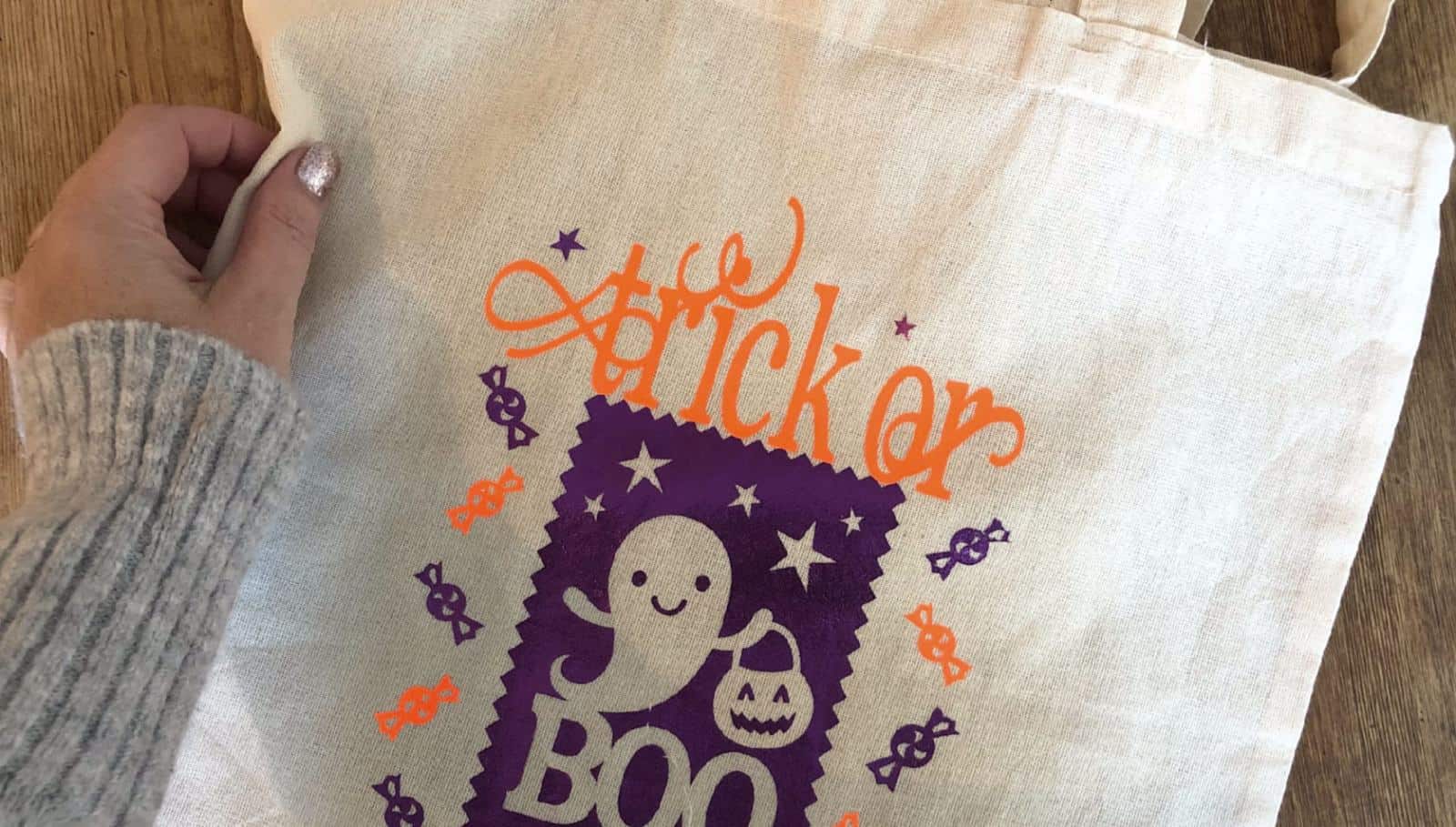 making trick or treat bags
