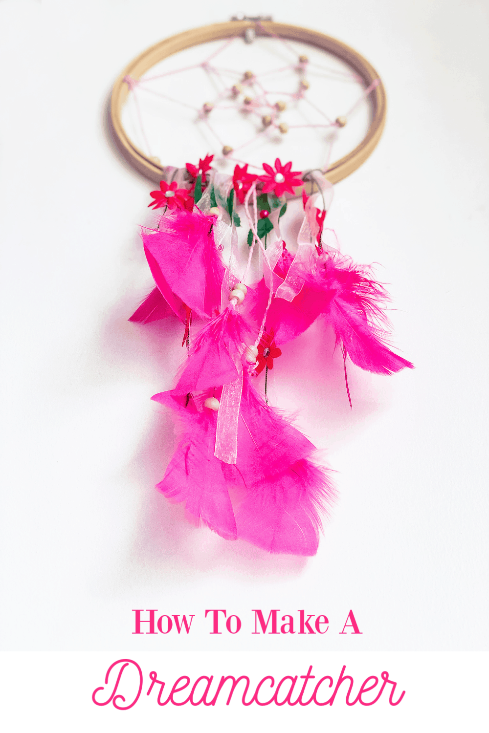 How to make a dreamcatcher with embroidery hoops