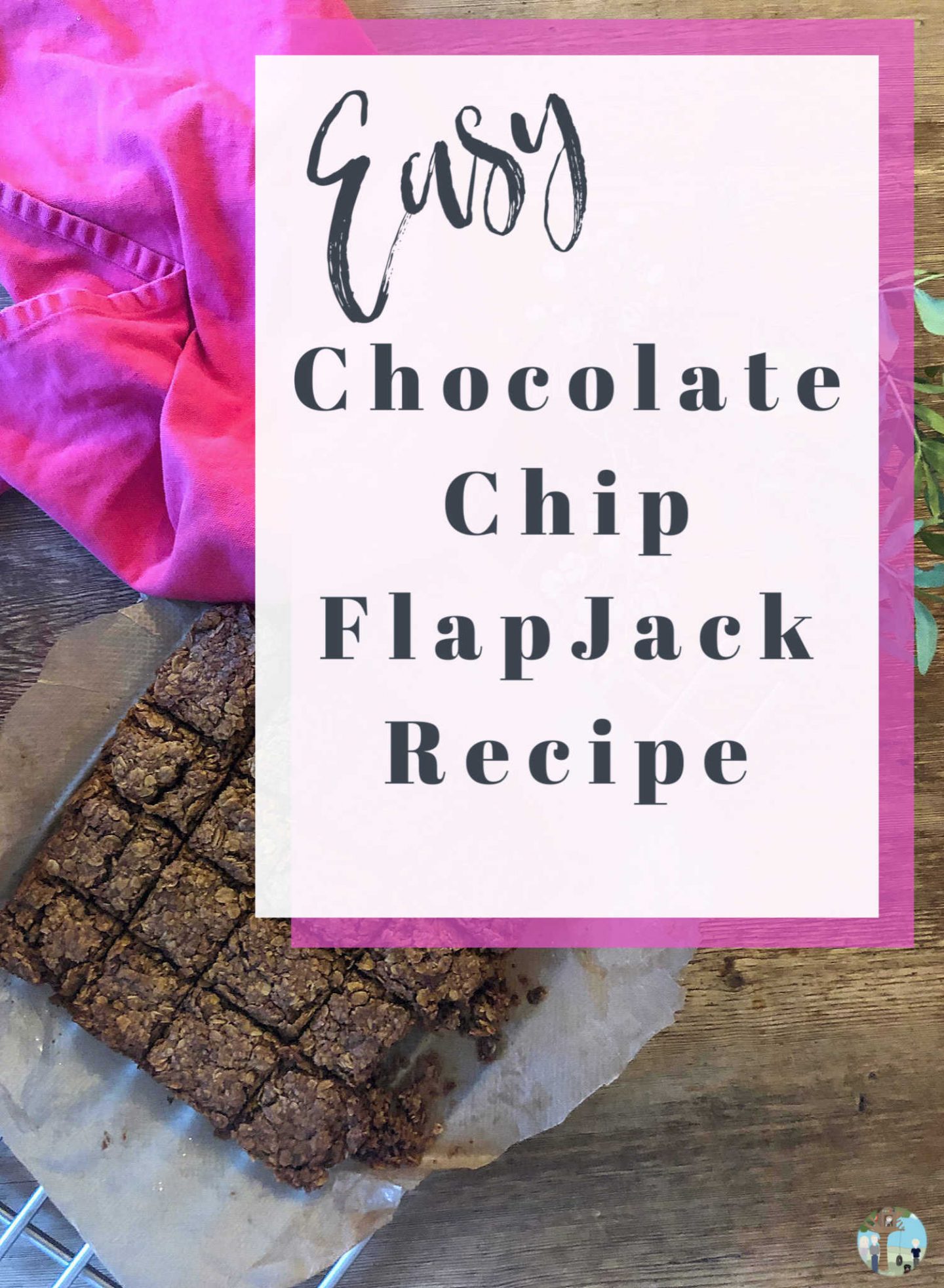 How to make soft chocolate chip flapjack and quick and easy recipe perfect for baking with children