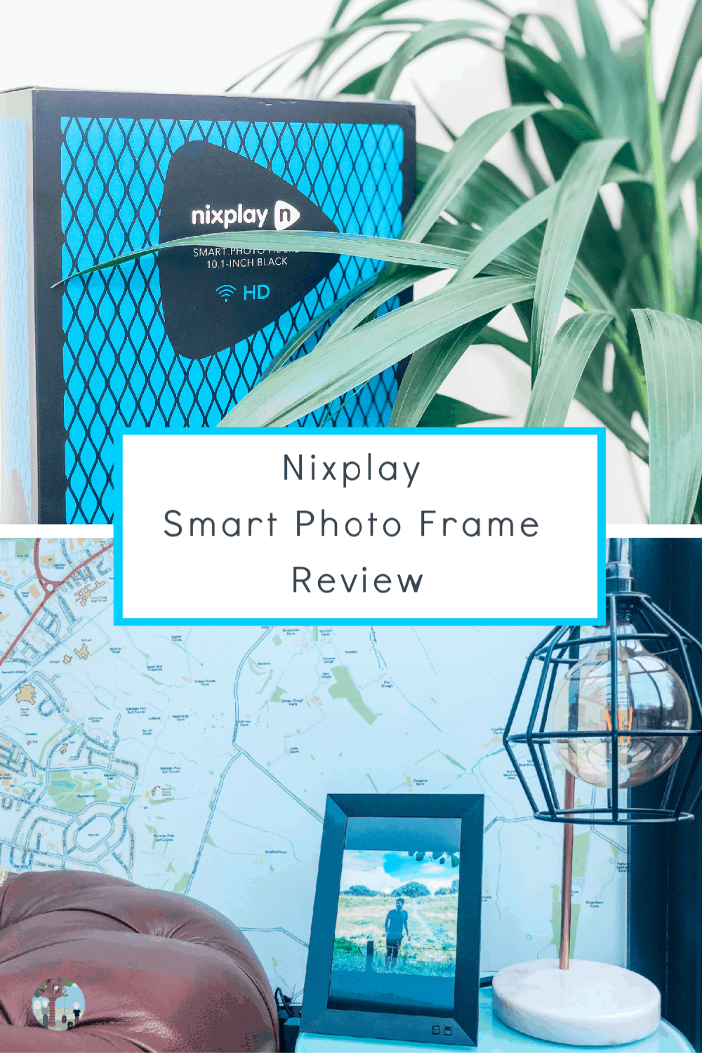 Review of the Nixplay Smart Photo Frame which connects directly to a smart phone and plays videos as well as photos 