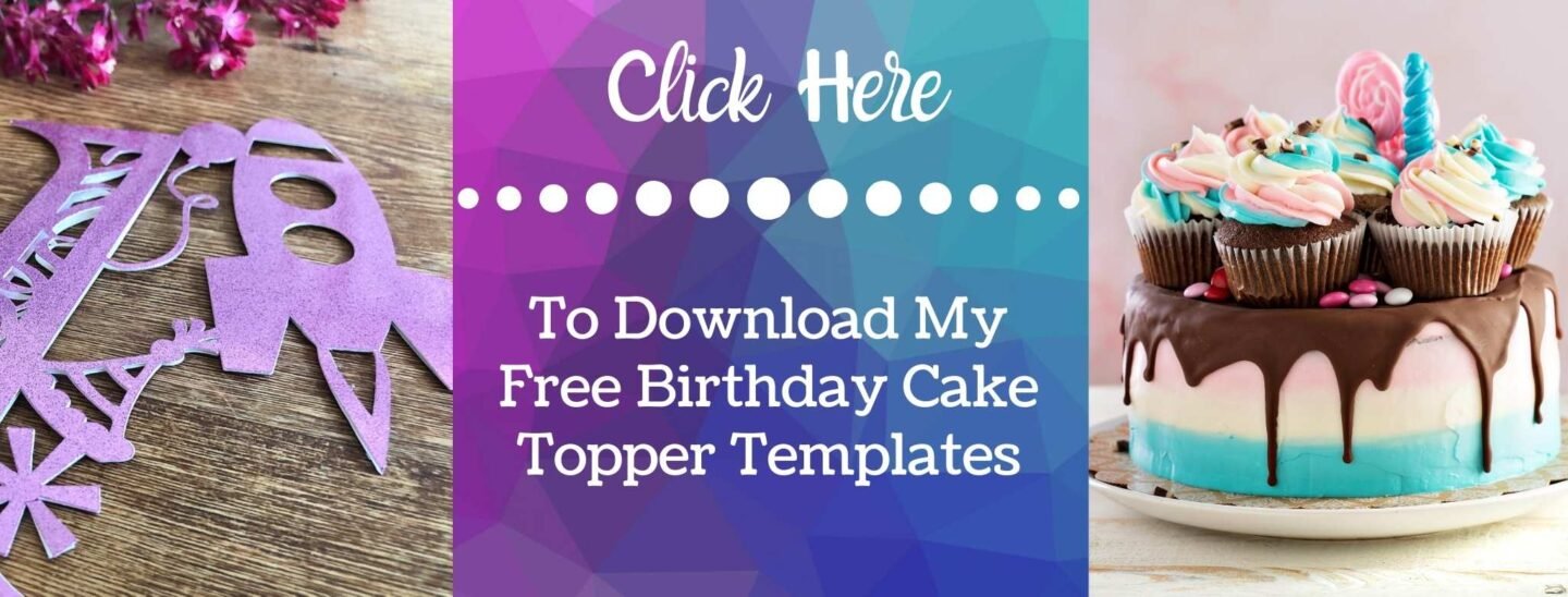 Cake Topper PNG Files