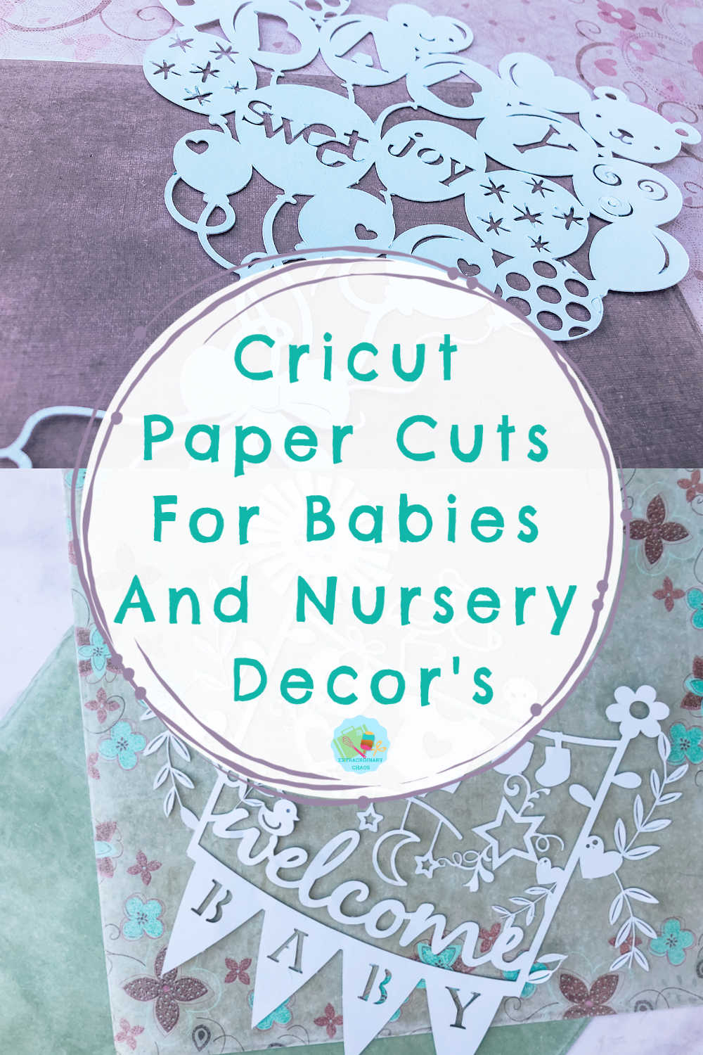 Cricut paper cuts for new baby gifts and nurseries to sell.