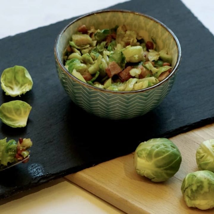 Shredded Brussel Sprouts And Pancetta