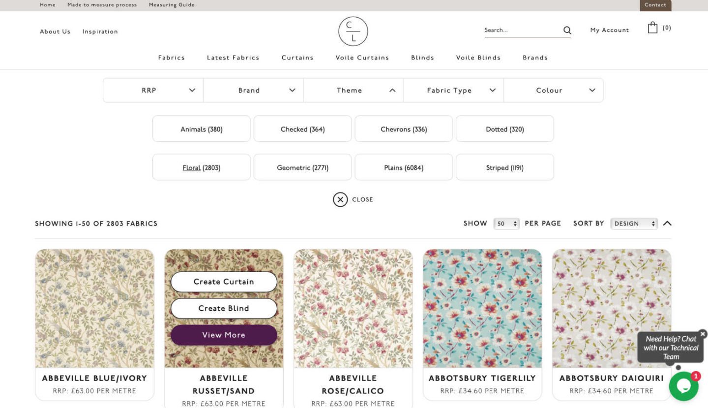 how to choose fabrics online from Couture Living-2