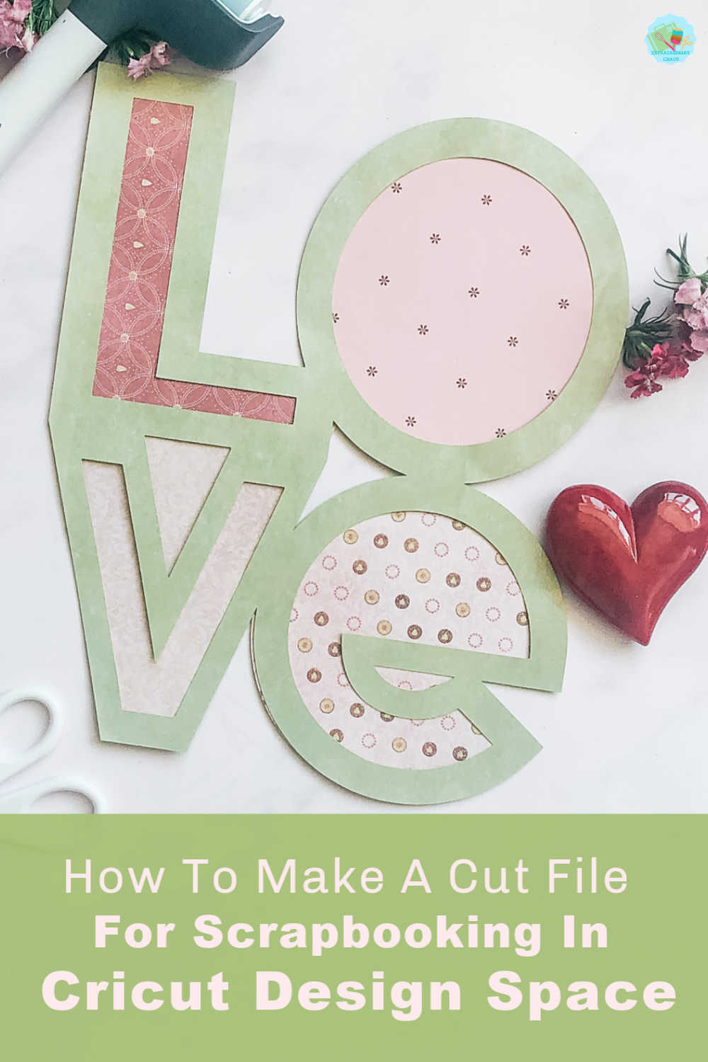 How to make a digital word template cut file for scrapbooking with Cricut