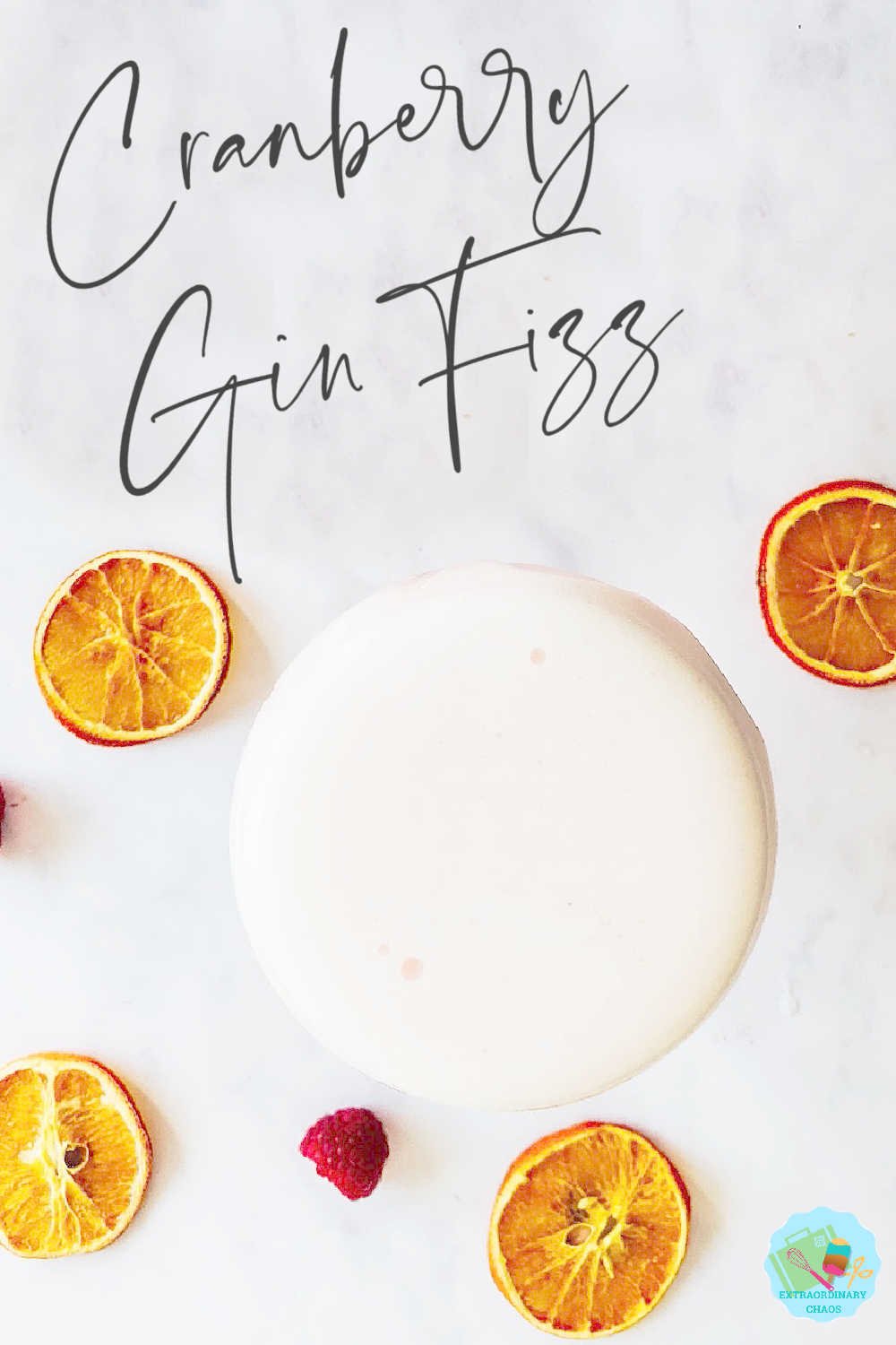 Cranberry Gin Fizz Cocktail for summer and winter parties -2