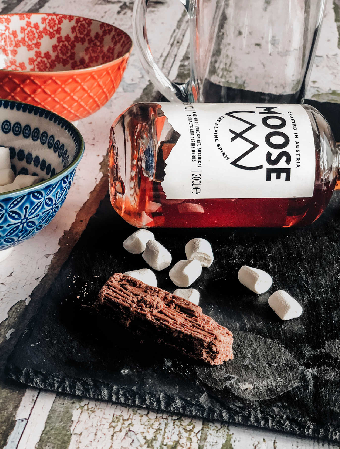 Easy boozy hot chocolate with Moose