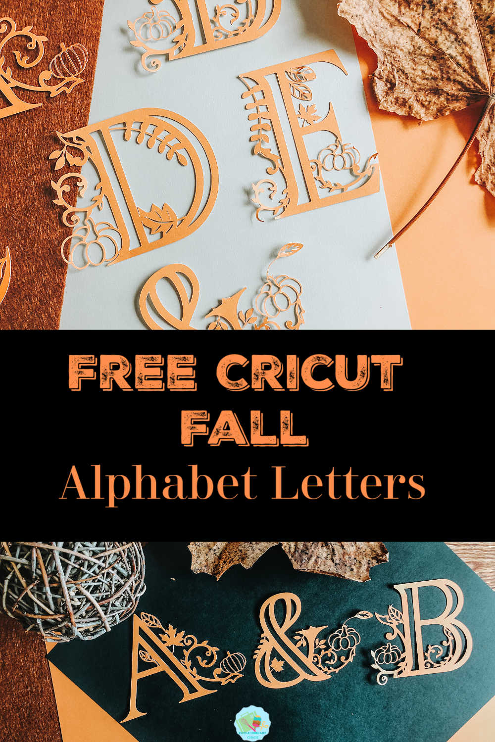 Free Templates for Cricut Fall Alphabet Letters