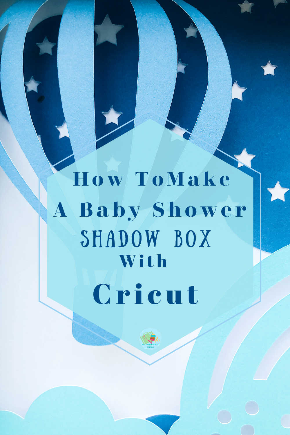 How to make a Baby shower Shadow Box In Cricut Design Space -3