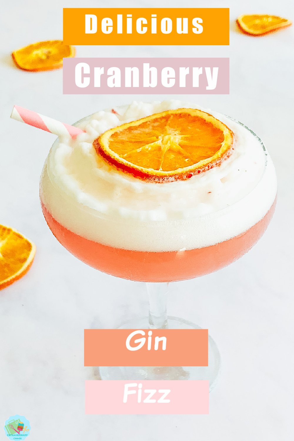 How to make a Cranberry Gin Fizz Cocktail