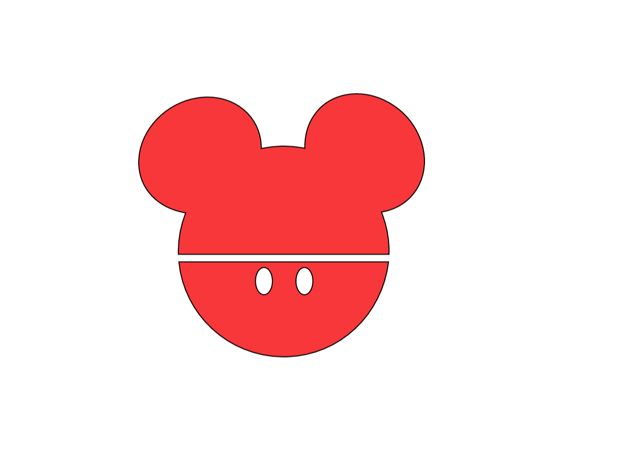 Free Mickey Mouse Decal Cricut Template