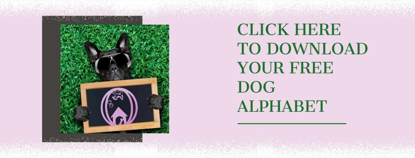 Click to download your free dog alphabet