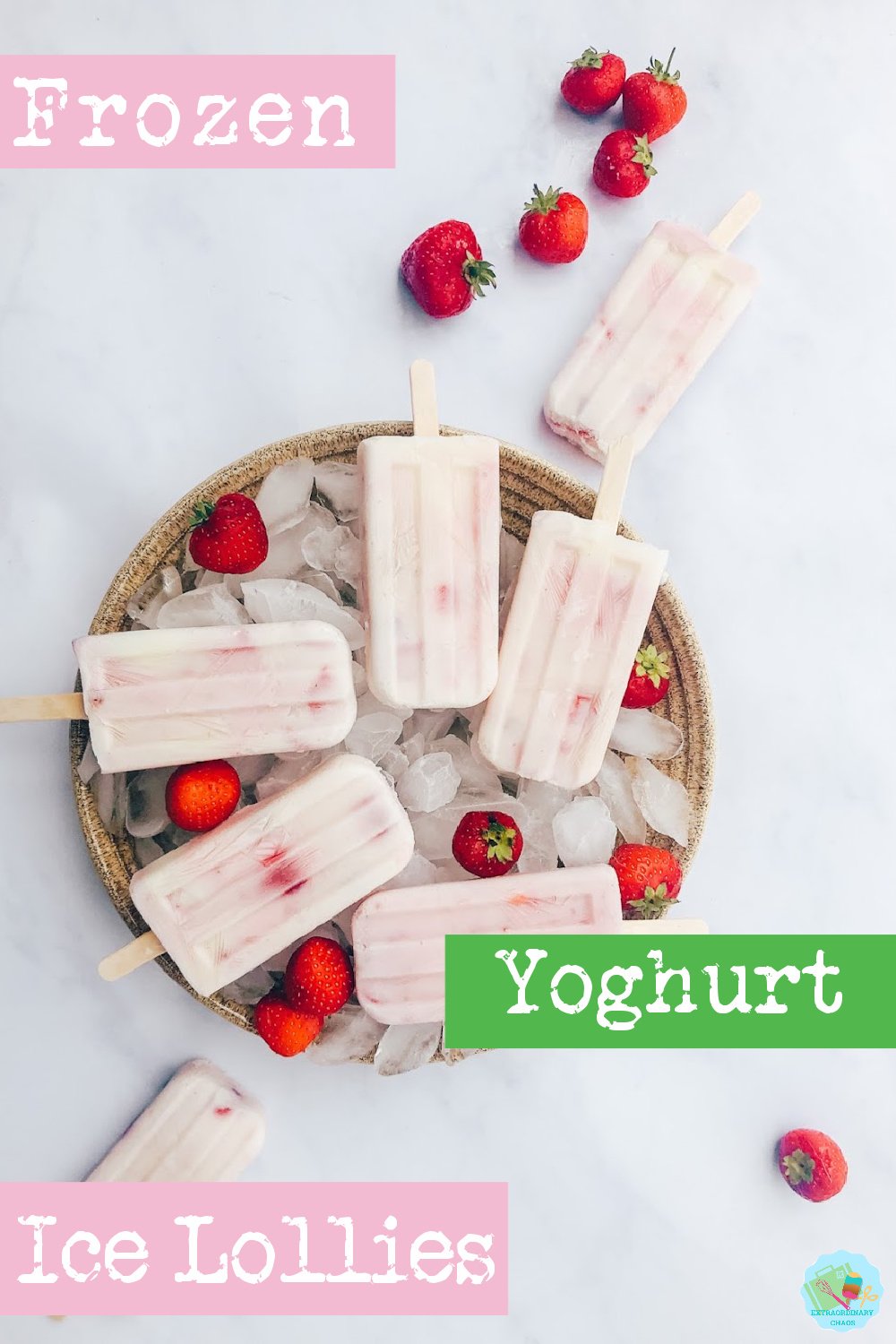 Easy frozen yoghurt ice lollies for slimming world snack