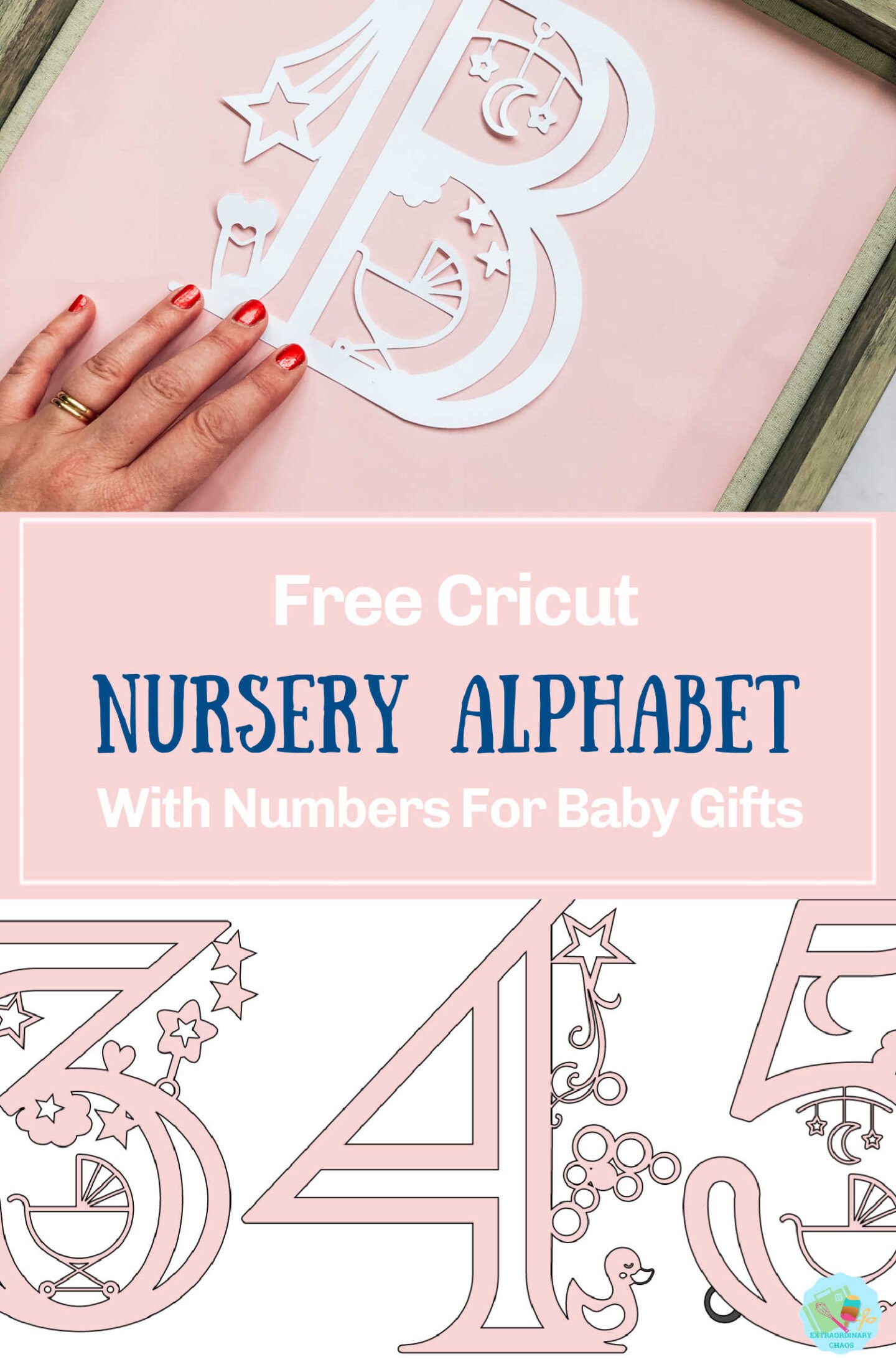 Free Cricut Baby Alphabet With Numbers For Baby Showers and nursery decor-2