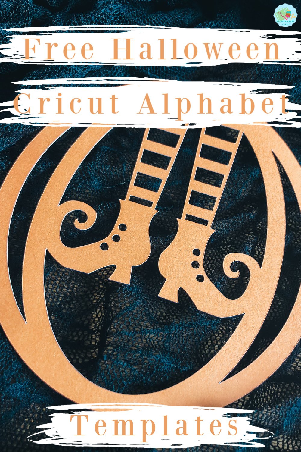 Free Cricut Halloween Alphabet Templates to make as gifts or Halloween Spooky home projects and to sell