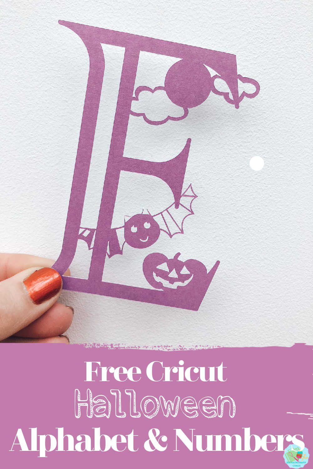 Free Cricut Halloween Alphabet and also numbers for Halloween crafts and parties to make Halloween Decorations