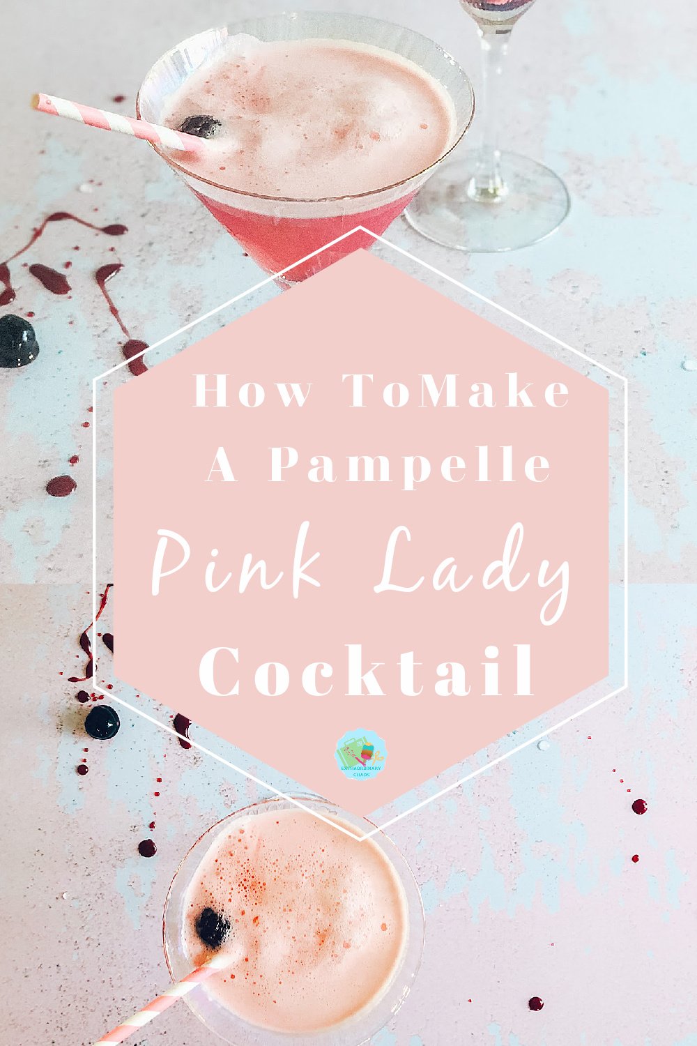 How to make a pink lady cocktail