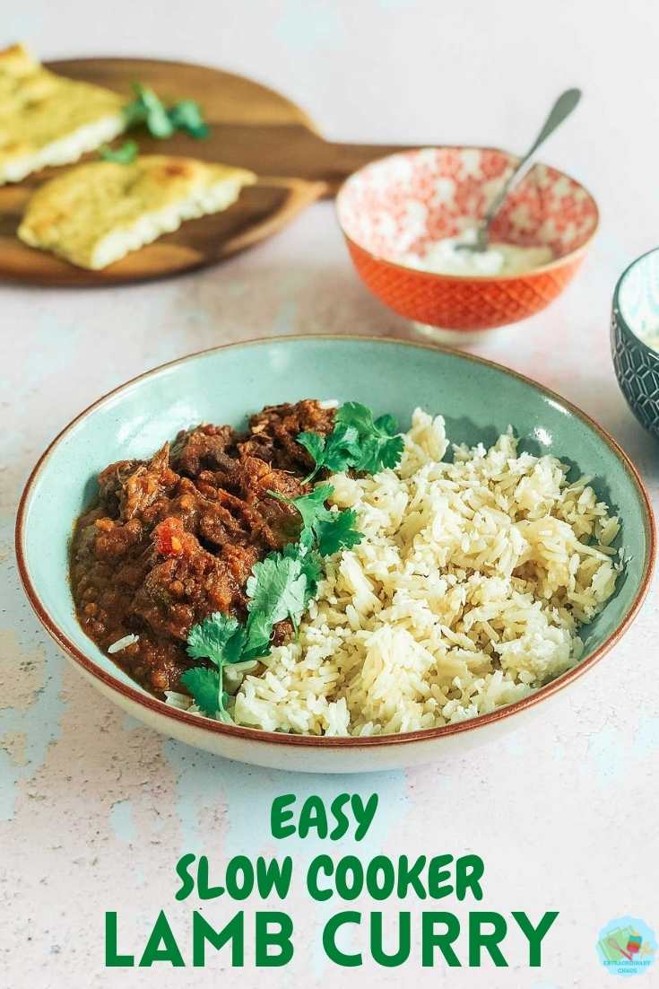 How to make and easy slow cooker lamb curry with coconut milk