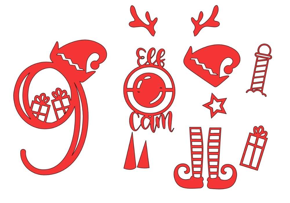 Designing your elf  SVG alphabet
