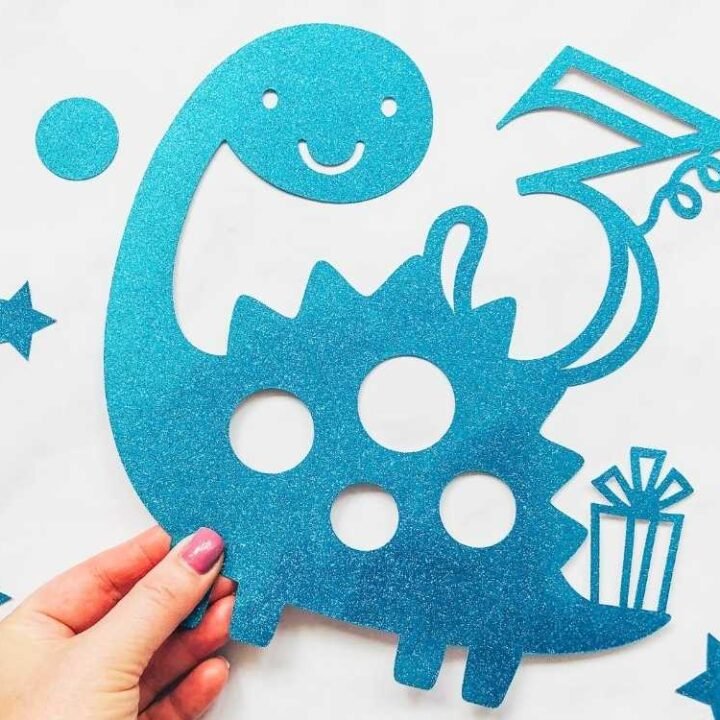 Dinosaur themed cake toppers for parties Free PNG Files