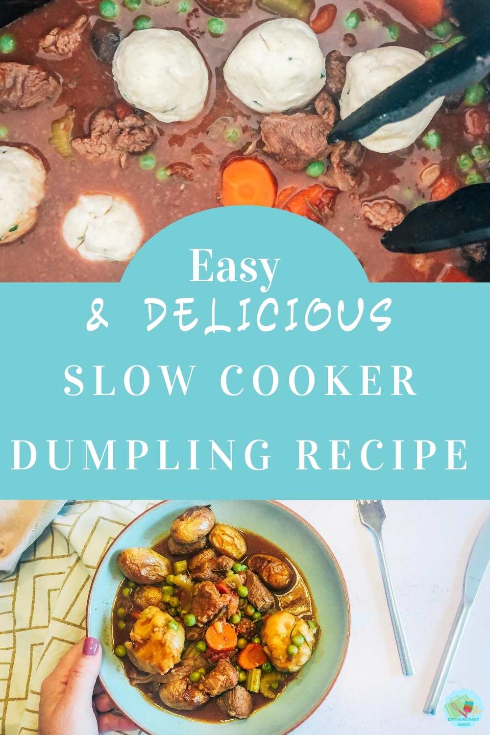 Easy and delicious slow cooker dumpling recipe these quick 4 ingredient dumpling recipe with suet is easy to make in the slow cooker