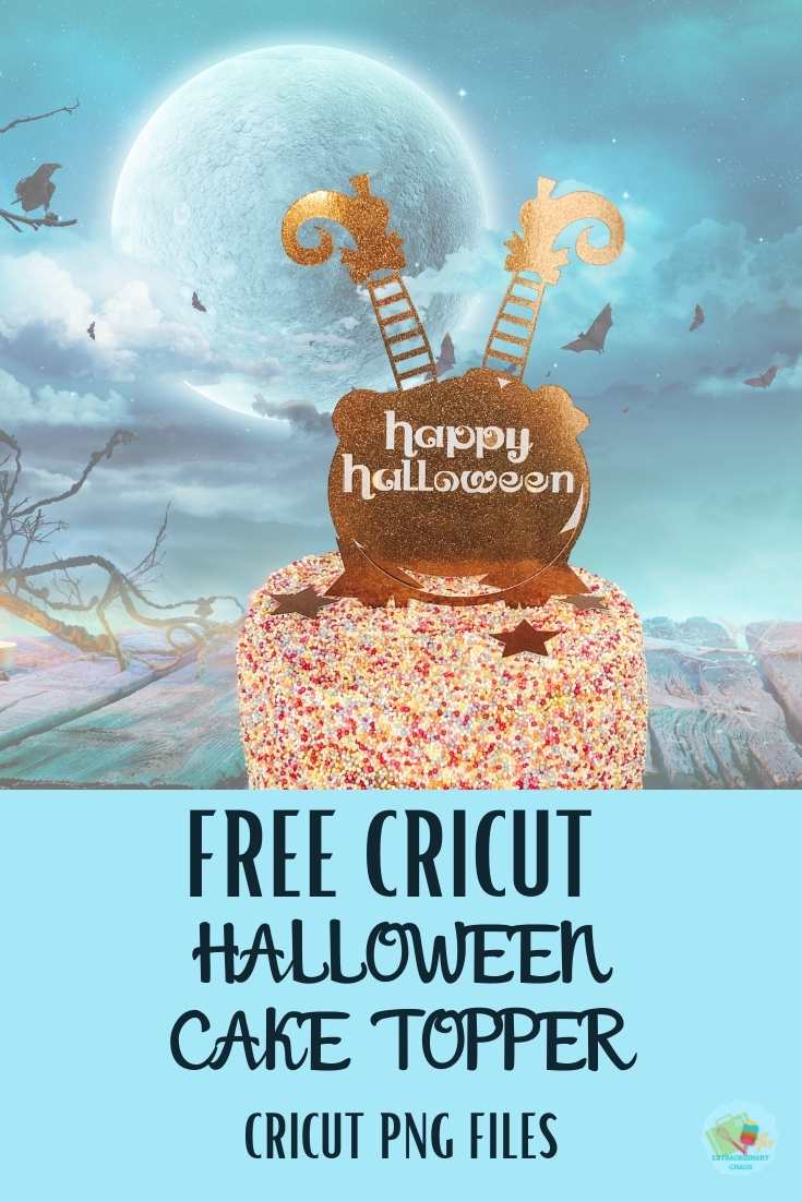 Free Cricut Halloween Cake Toppers PNG Files