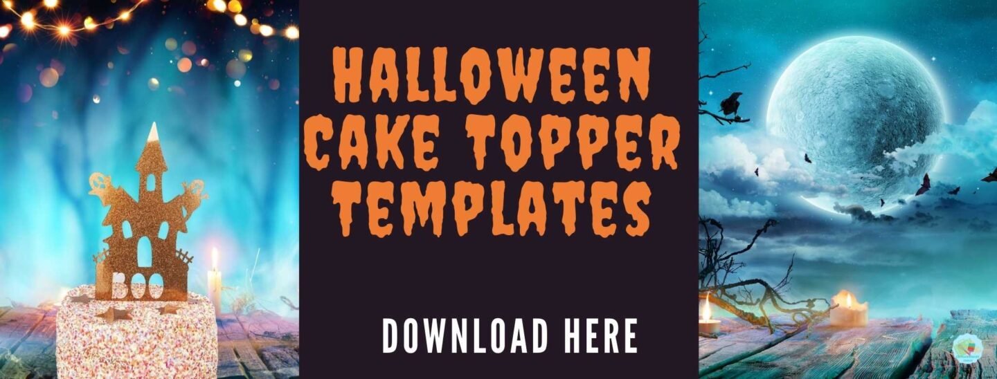 Halloween Cake Topper Templates