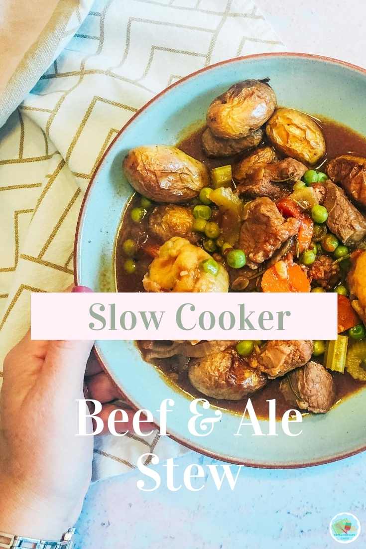 Slow Cooker Beef And Ale Stew Recipe a one pot easy family meal.