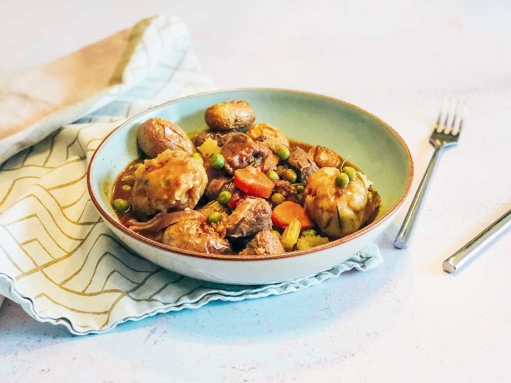 Steak and  ale stew with slow cooker Dumpling Recipe With Suet