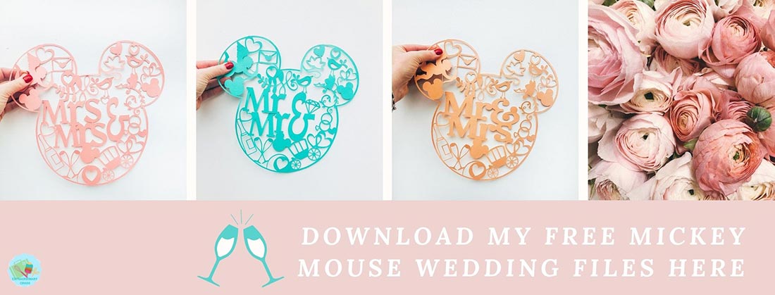 Download my Mickey Mouse Wedding PNG Files Here