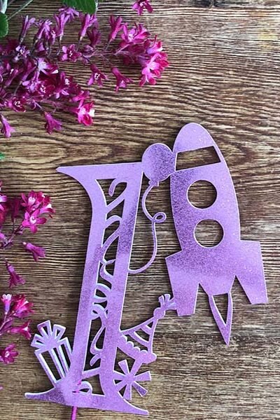 Free Cricut Cake Toppers designed by Sarah Christie